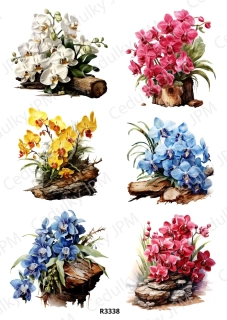 Rýžový a Soft papír A4 pro decoupage- R03338