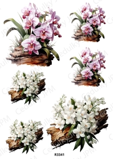 Rýžový a Soft papír A4 pro decoupage- R03341