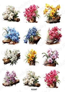 Rýžový a Soft papír A4 pro decoupage- R03347