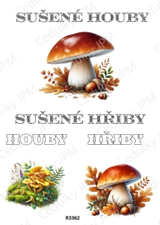 Rýžový a Soft papír A4 pro decoupage- R03362