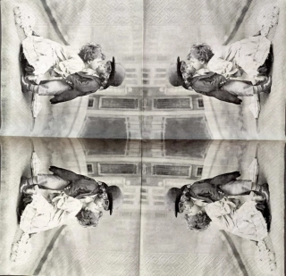Ubrousek  vhodný pro techniku Decoupage-  UB45