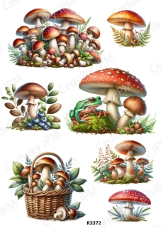Rýžový a Soft papír A4 pro decoupage- R03372