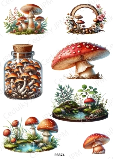 Rýžový a Soft papír A4 pro decoupage- R03374