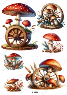 Rýžový a Soft papír A4 pro decoupage- R03376