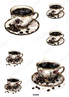 Rýžový a Soft papír A4 pro decoupage- R03400