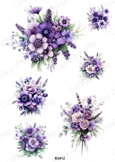 Rýžový a Soft papír A4 pro decoupage- R03412