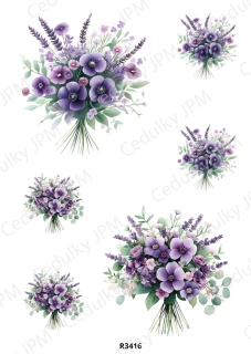 Rýžový a Soft papír A4 pro decoupage- R03416
