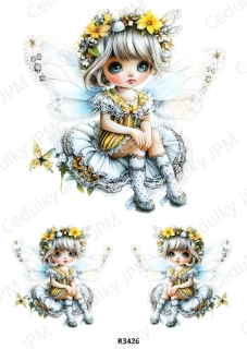 Rýžový a Soft papír A4 pro decoupage- R03426