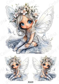 Rýžový a Soft papír A4 pro decoupage- R03429