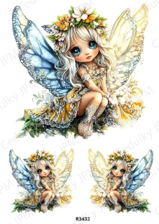 Rýžový a Soft papír A4 pro decoupage- R03433