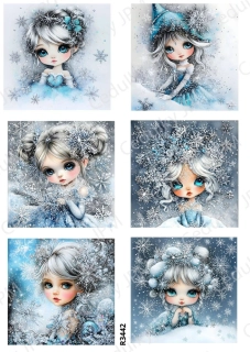 Rýžový a Soft papír A4 pro decoupage- R03442