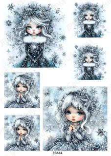 Rýžový a Soft papír A4 pro decoupage- R03444
