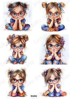 Rýžový a Soft papír A4 pro decoupage- R03450