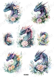 Rýžový a Soft  papír  A4 pro decoupage- R03460