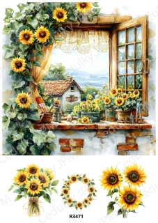Rýžový a Soft papír A4 pro decoupage- R03471