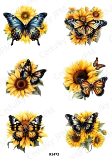 Rýžový a Soft papír A4 pro decoupage- R03473
