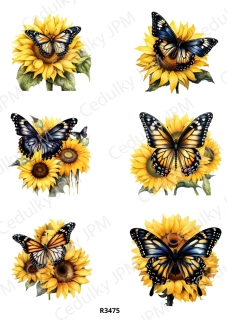 Rýžový a Soft papír A4 pro decoupage- R03475