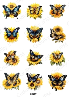 Rýžový a Soft papír A4 pro decoupage- R03477