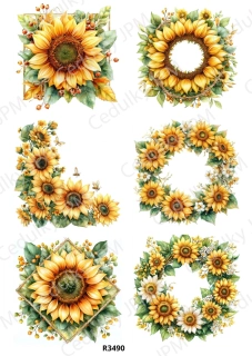 Rýžový a Soft papír A4 pro decoupage- R03490