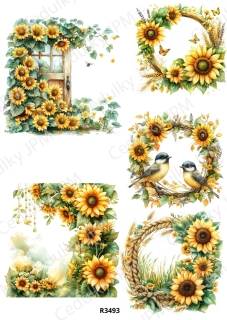 Rýžový a Soft papír A4 pro decoupage- R03493