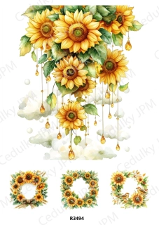 Rýžový a Soft papír A4 pro decoupage- R03494