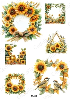 Rýžový a Soft papír A4 pro decoupage- R03495