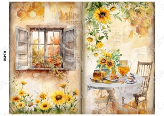 Rýžový a Soft papír A4 pro decoupage- R03498