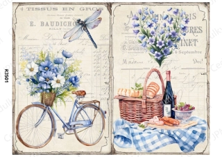 Rýžový a Soft papír A4 pro decoupage- R03501