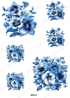 Rýžový a Soft papír A4 pro decoupage- R03511