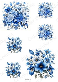 Rýžový a Soft papír A4 pro decoupage- R03513