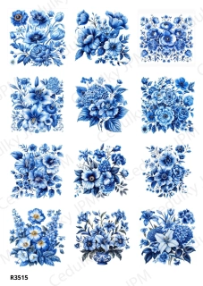 Rýžový a Soft papír A4 pro decoupage- R03515