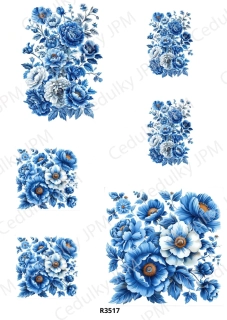 Rýžový a Soft papír A4 pro decoupage- R03517