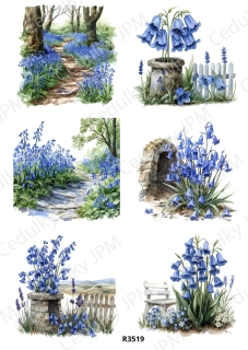 Rýžový a Soft papír A4 pro decoupage- R03519