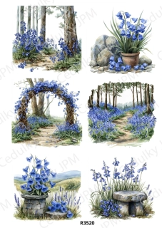 Rýžový a Soft papír A4 pro decoupage- R03520