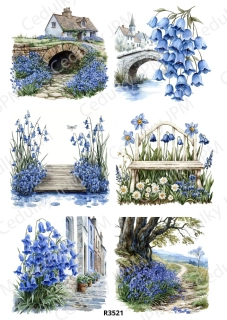 Rýžový a Soft papír A4 pro decoupage- R03521