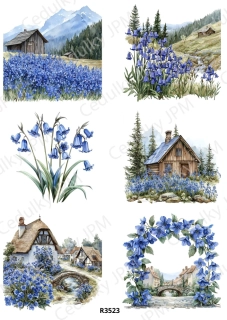 Rýžový a Soft papír A4 pro decoupage- R03523