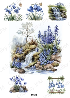 Rýžový a Soft papír A4 pro decoupage- R03529