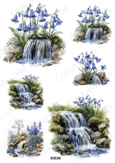 Rýžový a Soft papír A4 pro decoupage- R03530
