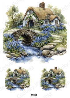 Rýžový a Soft papír A4 pro decoupage- R03531