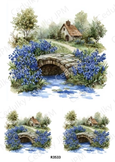Rýžový a Soft papír A4 pro decoupage- R03533