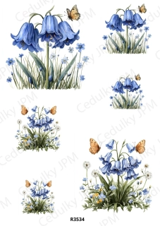 Rýžový a Soft papír A4 pro decoupage- R03534