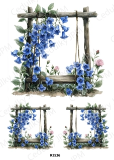 Rýžový a Soft papír A4 pro decoupage- R03536