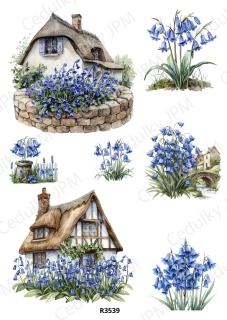 Rýžový a Soft papír A4 pro decoupage- R03539