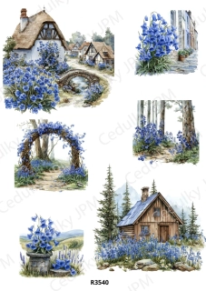 Rýžový a Soft papír A4 pro decoupage- R03540
