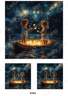 Rýžový a Soft papír A4 pro decoupage- R03543