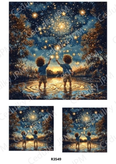 Rýžový a Soft papír A4 pro decoupage- R03549