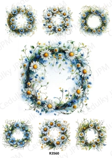Rýžový a Soft papír A4 pro decoupage- R03560