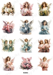 Rýžový a Soft  papír  A4 pro decoupage- R03592