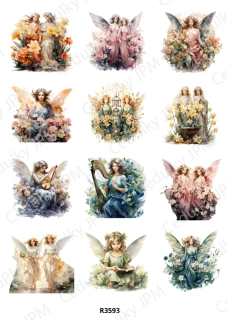 Rýžový a Soft  papír  A4 pro decoupage- R03593