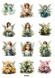 Rýžový a Soft  papír  A4 pro decoupage- R03594